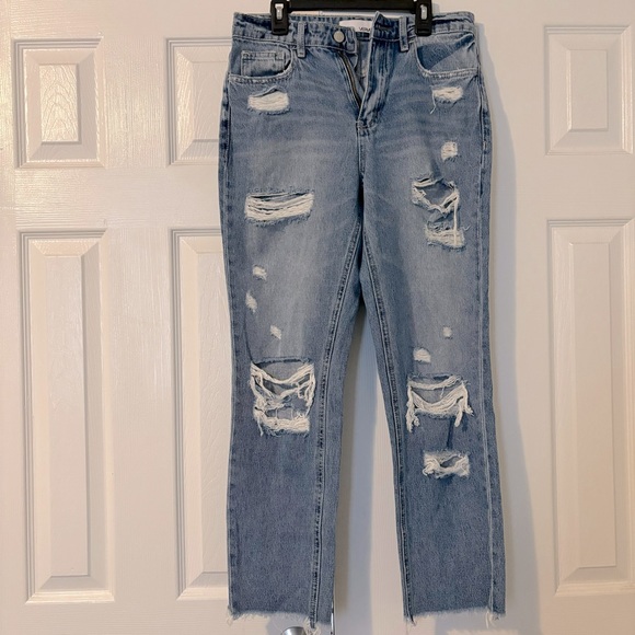 Vervet Distressed Straight Leg Jeans size 26 - Picture 1 of 7